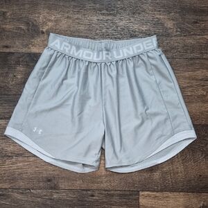 Under Armour Light Gray Training Shorts
